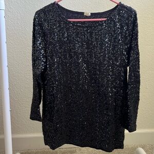 JCrew Sequin blouse